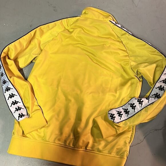 Yellow Medium Kappa 222 Banda Carambie Track Jacket - Picture 2 of 3